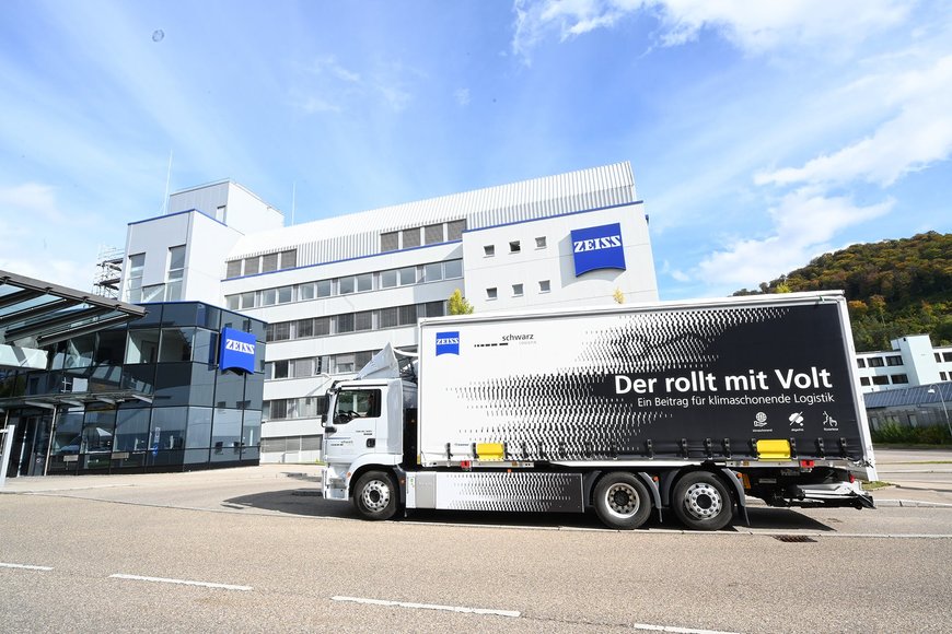 Grüne Logistik: Pilotprojekt E-Lkw bei ZEISS